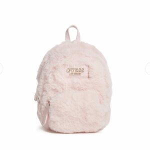 Guess Blush Faux-Fur Backpack